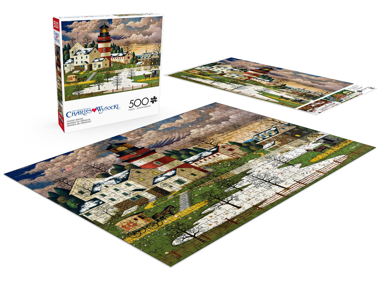 Buffalo Games - Charles Wysocki - Twilight Sentinel - 500 Piece Jigsaw Puzzle For Adults -Challenging Puzzle Perfect For Game Ni