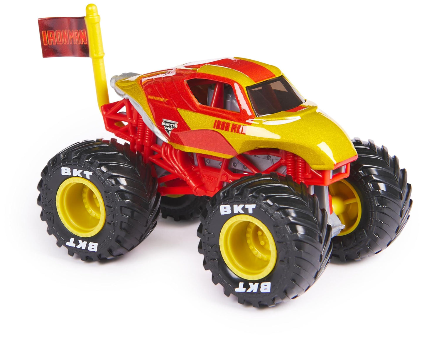 Monster Jam - Original Monster Truck in Marvel Superhero Design, Monster Stunt Action to Play and Collect, Scale 1:64, Ages 3+ (
