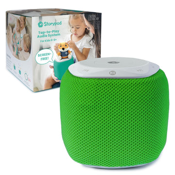 Storypod The Learning-First Audio Play System | Starter Set | Interactive Educational Toy & Storyteller | Boys & Girls | Young Kids | Toddlers & Preschoolers (The Storypod - Green)