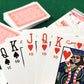Newt's Playing Cards Canasta Clásico Double Deck Set - Deluxe Edition, Red, Cardstock, Includes 2 Single Decks with Point Values