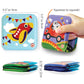 Floating Baby Bath Books - Transport Themed Bath Books For Babies, Infants - Waterproof, Mold-Free Bath Toys For Learning & Earl