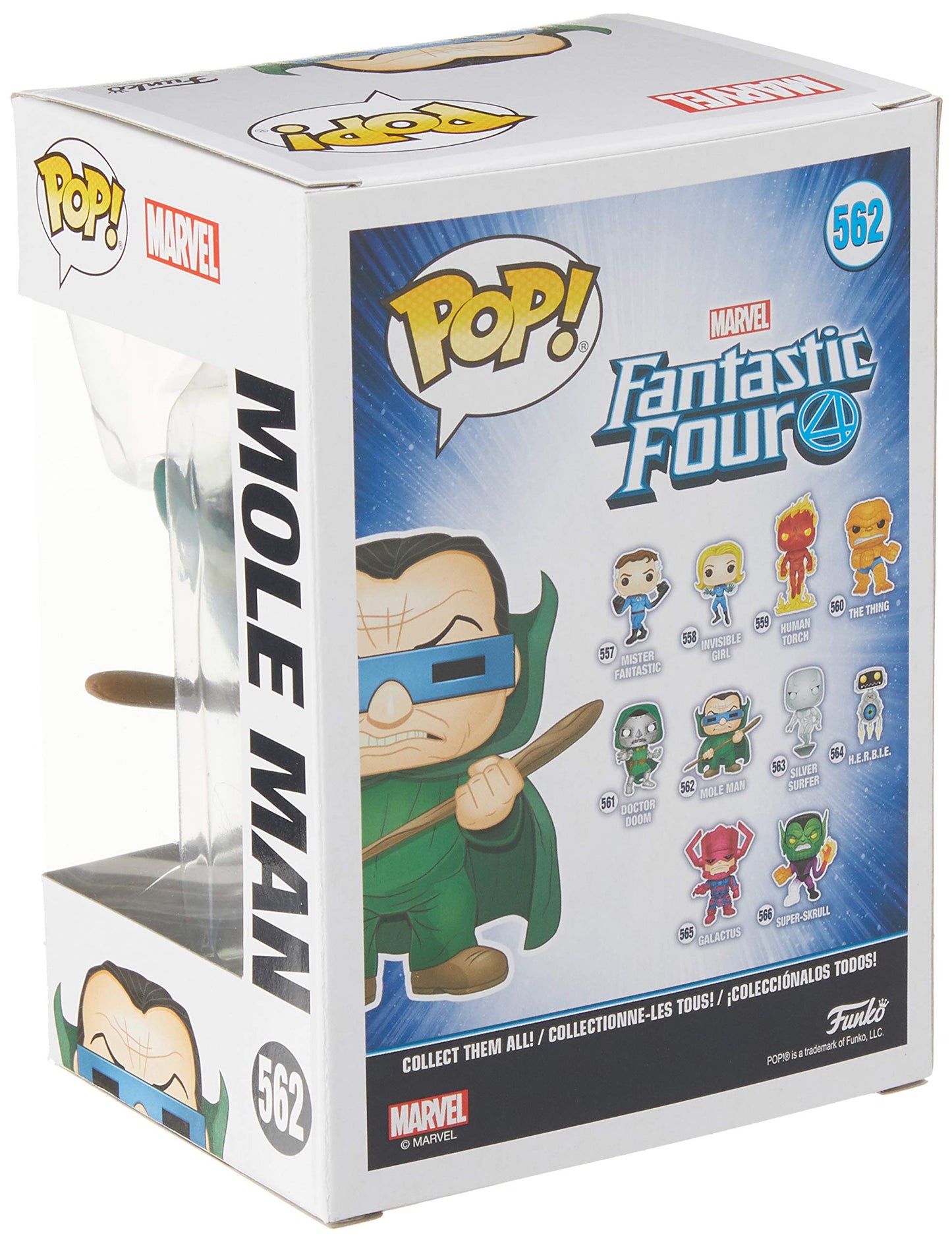 Funko Pop! Marvel: Fantastic Four - Mole Man, Multicolor