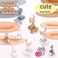 Cuddly Bunny Stuffed Animals For Girls And Boys (1 Pack), Kawaii Bunny Plush Toy, Soft Mini Rabbit Plush Toys Cute Kids Keychain