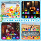 Hydren 24 Pcs Light Up Rubber Ducks Bulk Small Cute Ducks Operation Christmas Bath With Wig Up Funny Shower Ducks For Boys Girls