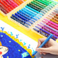 M&G Washable Tempera Paint Sticks, 48 Colors Solid Tempera Paint Set With 1 Paint Brush For Kids, Super Quick Drying, Works Grea