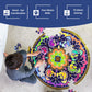 Kulture Khazana Rangoli Mandala Floor Puzzle - 48 Pieces, Cardboard, 32" Colorful Giant Puzzle for Holi & Diwali