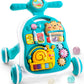 YOLAY 3 in 1 Baby Walker Push Toy with Wheels, Sit-to-Stand Foldable Walker for Baby Boy and Girl 6-12 Months with Detachable Pl