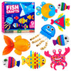 Arts and Craft Kit for Toddlers Ages 3, 4, 5 Years - Craft 9 Fun Fish Characters