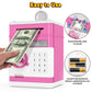 Atm Piggy Bank For Boys Girls, Electronic Money Bank With Password Paper Money Saving Box Coin Can Kids Safe Bank, Birthday Gift Toy For Kids Adults