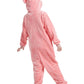 ACOGNA Onesie Kids Plush Animal Koala Costume One Piece Pajamas Girls Boys Teen Halloween Cosplay Sleepwear Pink 10-11 Years