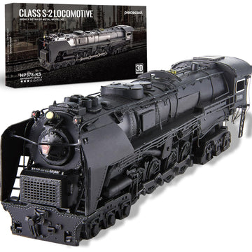 Piececool 3D Metal Puzzles For Adults, Class S-2 Locomotive Steam Train Model Building Kit, Hobbies Diy Creative Gifts For Chris
