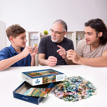 Enovoe Puzzles For Adults 1000 Pieces - Featuring Kromlau Park - Challenging And Educational Masterpieces Puzzle For Kids - Larg