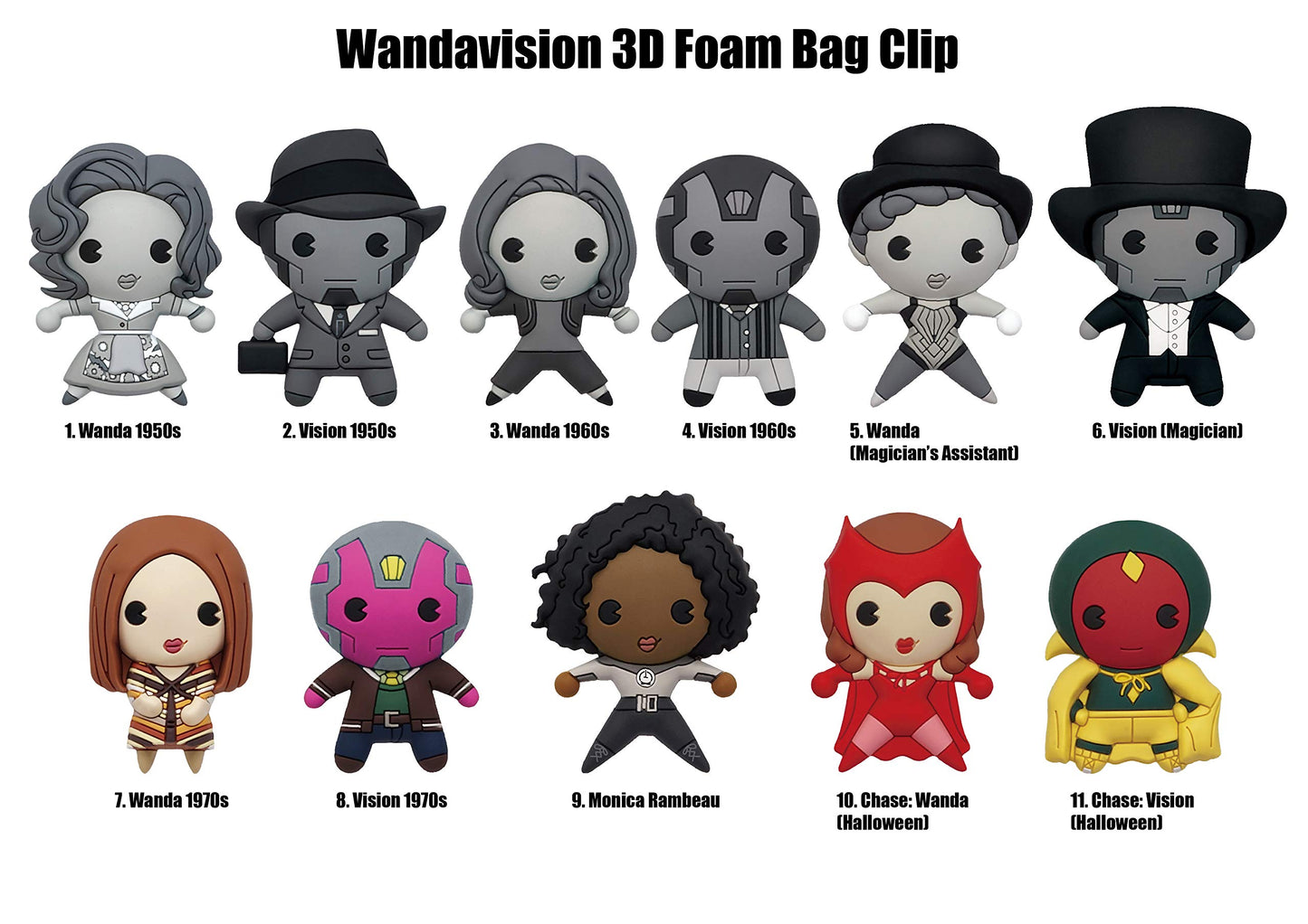 Marvel Wandavision (M) 3D Foam Bag Clip