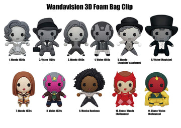 Marvel Wandavision (M) 3D Foam Bag Clip