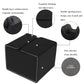 ÆGIS GUARDIAN MTG Card Deck Box with Dice Tray, Faux Leather, Fits 150+ Sleeved Cards, Black
