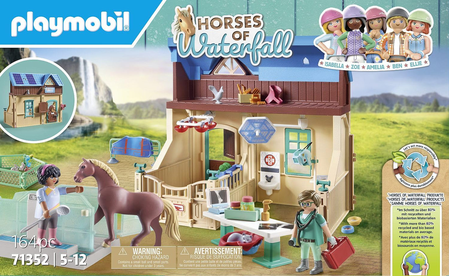 Playmobil Horses Of Waterfall - Riding Therapy And Veterinary Practice