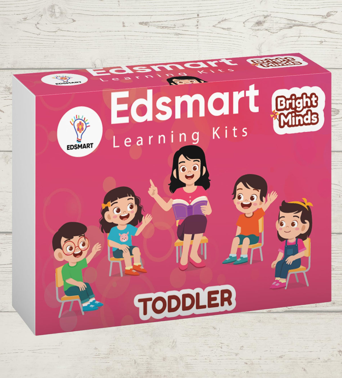 Edsmart Bright Minds Kit For 1+ Kids | Early Learning Kit For Babies & Toddlers | 2 Picture Books, 100 Easy Tear Worksheets & Fr