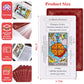 Erbacan Beginner Tarot Cards Deck-Tarot Cards With Meanings On Them-Tarot Deck With Guidebook(Free Soft Velvet Pouch Bag)