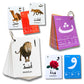 Arabic Alphabet Flash Cards for Kids Toddler and Adults, Arabic First Words, Letter Recognition, Homeschool Learning, Arabic Tea