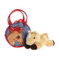 Aurora® Fashionable Fancy Pals™ Pretty Pony Stuffed Animal - On-The-Go Companions - Stylish Accessories - Multicolor 7 Inches