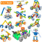 Moontoy 11 In 1 Stem Toys For 4 5 6 7 8+ Year Old Boy Birthday Easter Gift 175 Pcs Building Toys For Kids Ages 4-8 5-7 6-8 4-6 Erector Set Educational Blocks Construction Stem Activities Creative Game