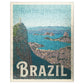 Mypuzzle Brazil: Rio De Janeiro Harbor View, Vintage Poster - Premium 100 Piece Jigsaw Puzzle For Adults