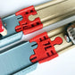 TrainLab Learning Curve Thomas & Friends to Wooden Railway Train Track Adapters (Red)