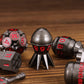 UDIXI Metal RPG Dice Set D&D 7-Die Polyhedral Metal DND Dice Set with Leather Pouch for Dungeons and Dragons Role Playing Games(