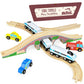 Conductor Carl Wood Train Track Expansion Packs| Compatible with Most Train Tracks| Brick Bridge -1 Count (Pack of 2)