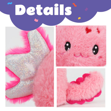 Cuteoy Talking Axolotl Repeat What You Say Musical Stuffed Animal Shaking Singing Plush Toy Electric Interactive Animated Salamander Plushies For Kids Girls Boys Birthday