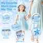 INNOCHEER Kids Makeup Kit for Girl Toys, Frozen Toys for Girls Makeup Kit, Washable Make Up for Kids Double Layer, Frozen Makeup