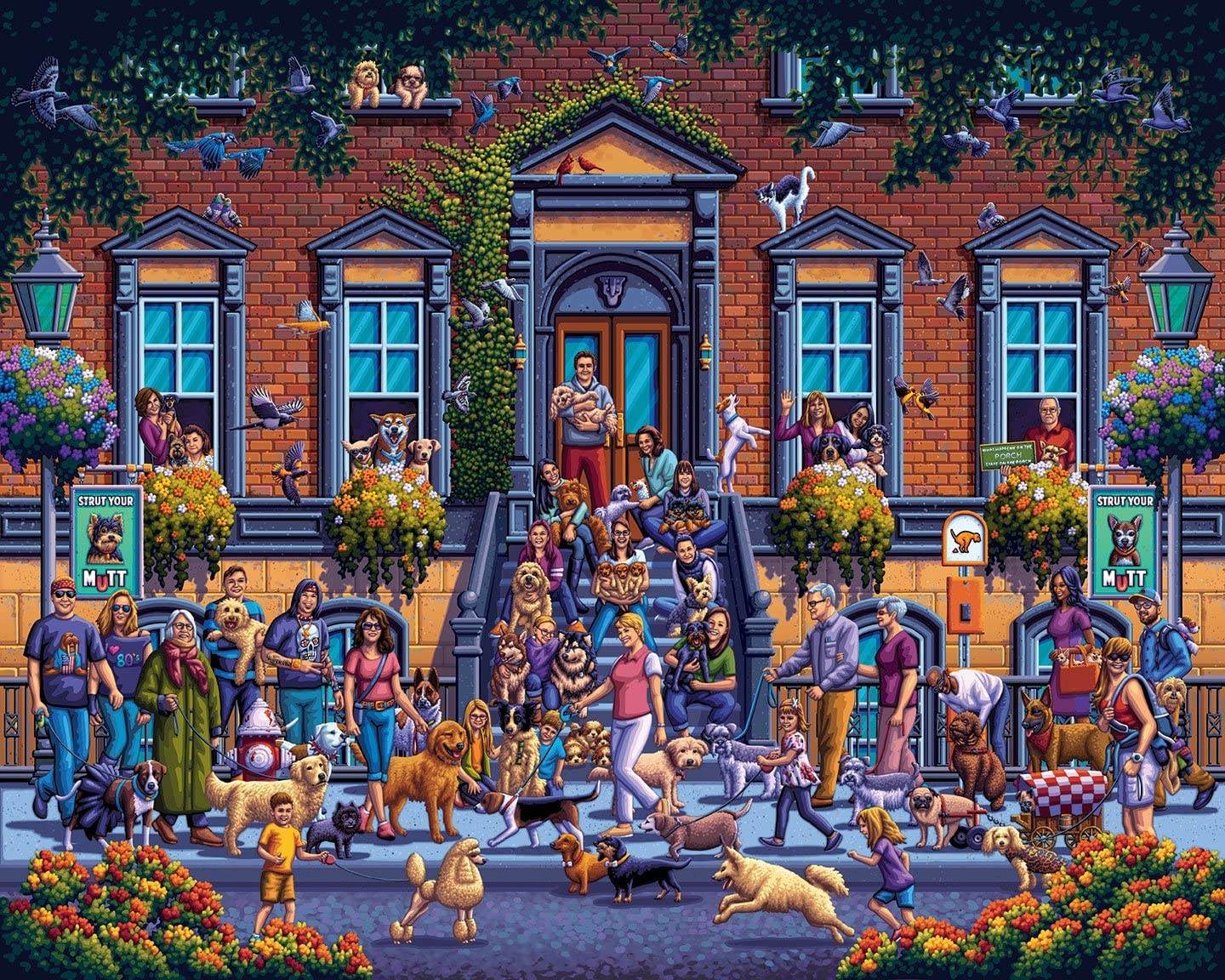 Dowdle Jigsaw Puzzle - Strut Your Mutt - 300 Piece