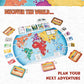 Underdog Games Trekking The World Board Game - 1st Edition - Cardboard - World Travel