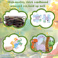 35 Piece Jumbo Dinosaur Puzzle for Kids Ages 3-6, Educational Large Floor Puzzles with Bonus Puzzle Sticker Sheets, Perfect Lear