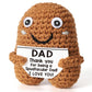 Cool Dad Gifts, Crochet Potato Doll Gift For Father From Daughter Son Kid Child Or Wife, Handmade For Birthday, Father'S Day Or