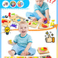 Wooden Puzzles Toddler Toys For 1 2 3 Years Old Boys Girls, 12 Vehicle Shape Learning Educational Blocks Birthday Gifts Sensory