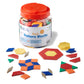 Learning Resources Plastic Pattern Blocks - Set Of 250, Ages 3+, Shape Games For Preschoolers, Homeschool Supplies, Shape Manipulatives For Kids,Back To School Supplies,Teacher Supplies