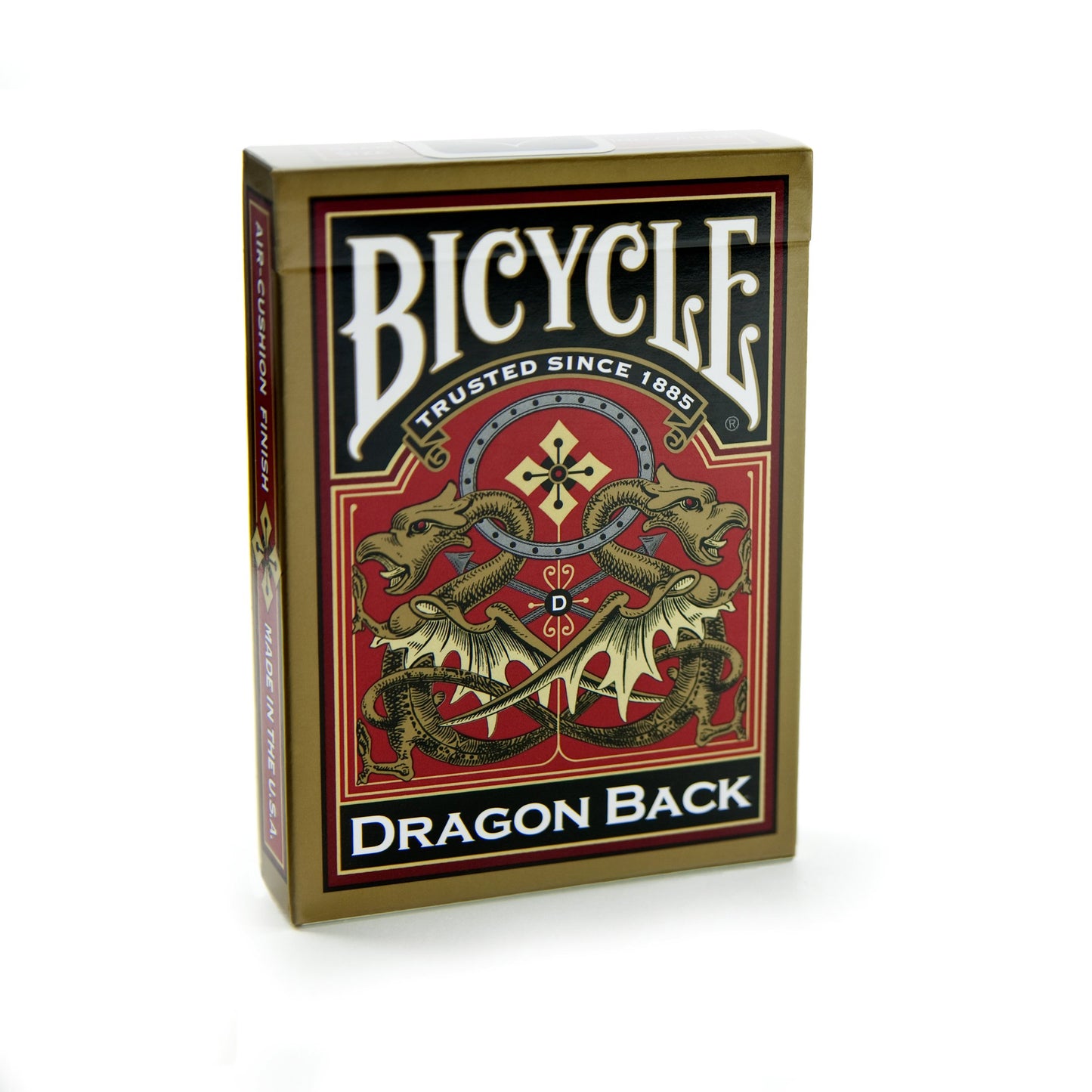 Bicycle Dragon Back Playing Cards, Gold