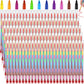 Teling 140 Pieces Stackable Crayons Pencils Party Favors for Kids Preschool 11 Interchangeable Colors Mini Rainbow Crayons Pens 