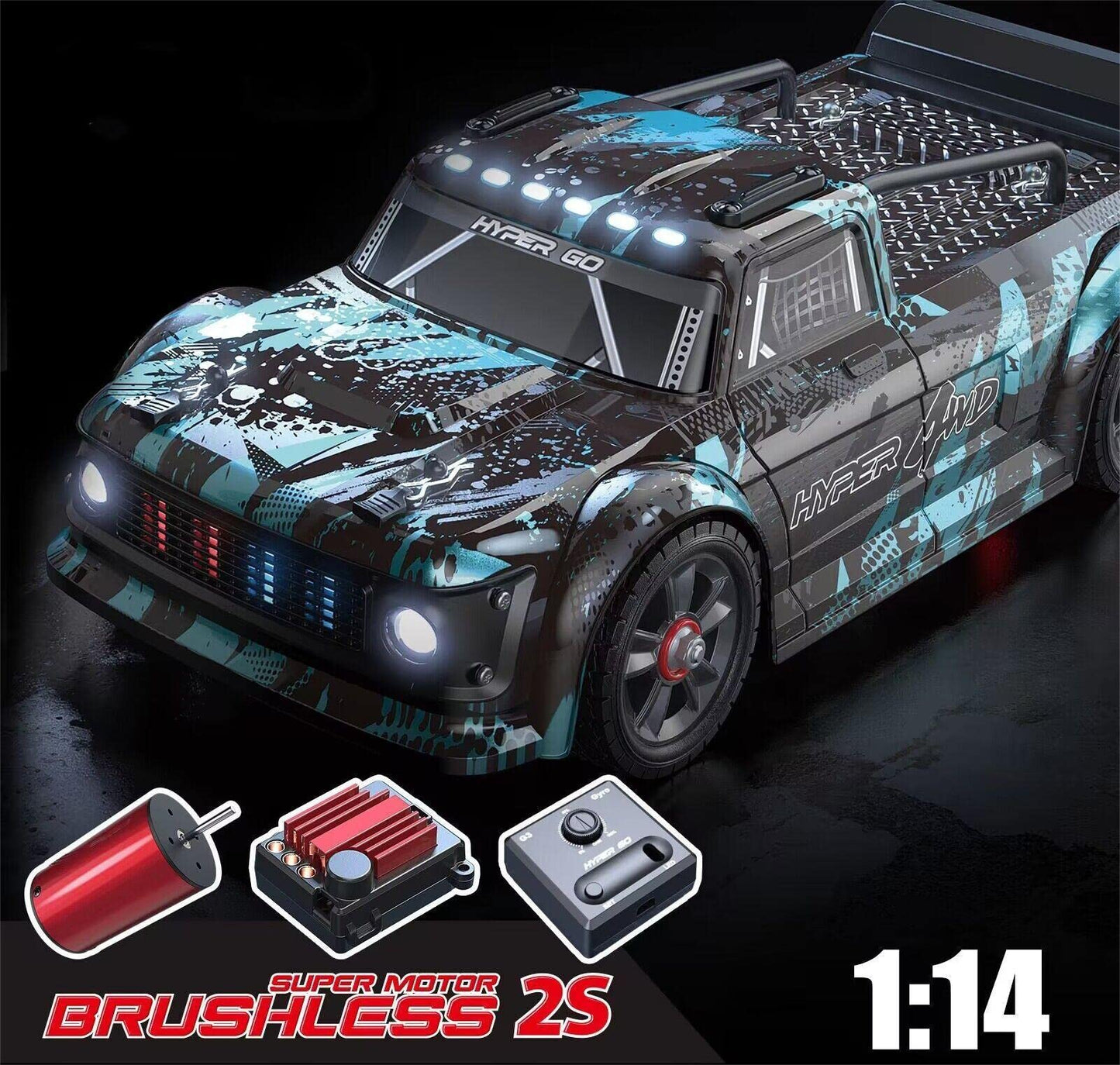 Fenamx Mjx Hyper go 4x4 Brushless Rc Cars 14301 Hyper 4wd Rc Car All-Road RC Drift Car Brushless Scale 2.4G 4wd High Speed Elect