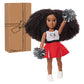 Just Play Hbcyou Clark Cheer Captain Alyssa 18-Inch Doll & Accessories, Curly Hair, Medium Brown Skin Tone, Designed And Develop