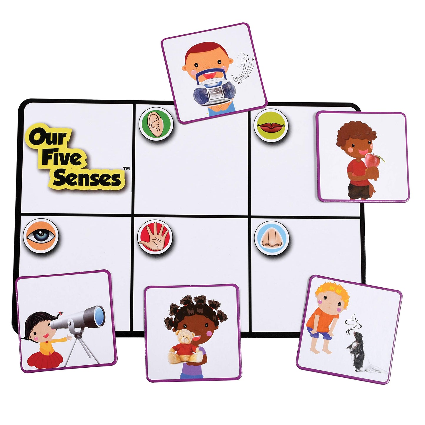 LEARNING ADVANTAGE Our 5 Senses Game | Learning Game for Kids Ages 3+ | Teach The 5 Senses | Practice Descriptive Language