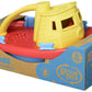 Green Toys Tugboat - Kids Bath Toy, Recycled Plastic, Dishwasher Safe, Multi-Color, Model TUG01R-ACB, One Size