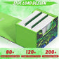 Uaono Card Deck Box For Mtg, Trading Card Storage Box Holds 120+ Sleeved Commander Deck, Pu Leather Card Box Suits Tcg Magic Cards With 2 Dividers (Green,Tree)