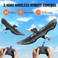 Vevor Rc Plane, 2.4Ghz 2 Channel Rc Airplane With 6-Axis Gyro Stabilizer&2 Batteries, Ready To Fly Eagle Aircraft Plane Toy, Rc