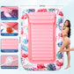 enhanced Inflatable Tanning Pool Lounger Lake Flamingo Pool Float Floaties for mature-themeds - Comfortable Design with Cup Holders and Headrest - Perfect for Beach Parties  Lake Lounging  and Tanning