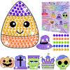Qyeahkj 7pcs Halloween Arts and Crafts, Art Crafts Suncatcher Kits for Children Teenagers Kids at 6-8, DIY Diamond Painting Kits