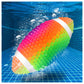 Kxcoftxi Water Football For Pool, 9.5 Inch Summer Pool Football With Rainbow Color For Pool Games, Beach Games, Diving Games, So