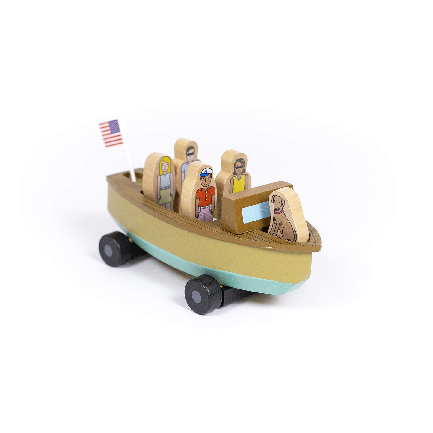Jack Rabbit Creations Magnetic Vintage Lake Boat