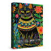 Cat Flower Puzzles for Adults 1000 Pieces, Black Cat Art Jigsaw Puzzles, Animal Cute Garden Puzzles